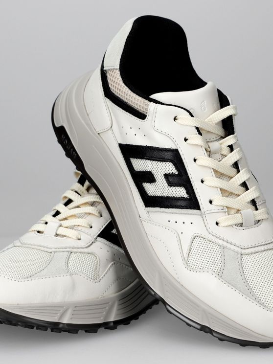 Hogan Sneakers Wit Hyperlight Allacciato