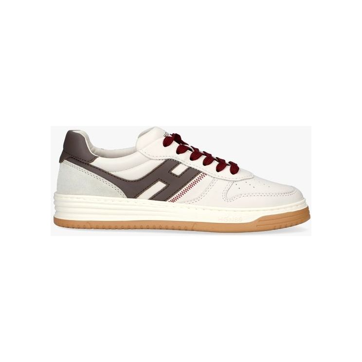 Hogan Sneakers Beige Allacciato