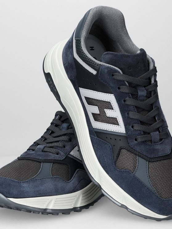 Hogan Sneakers Blauw Hyperlight Allacciato