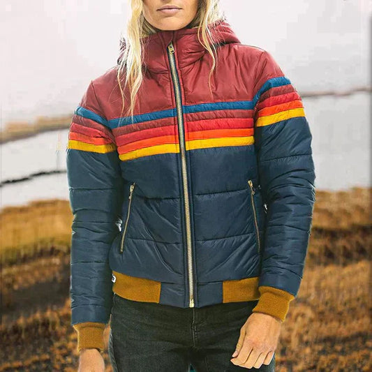 Sanne | Retro Parka voor dames met comfortabele capuchon