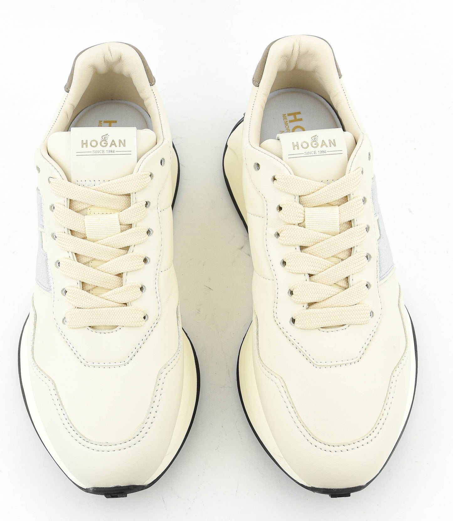 HOGAN H641 SNEAKER WHITE SILVER