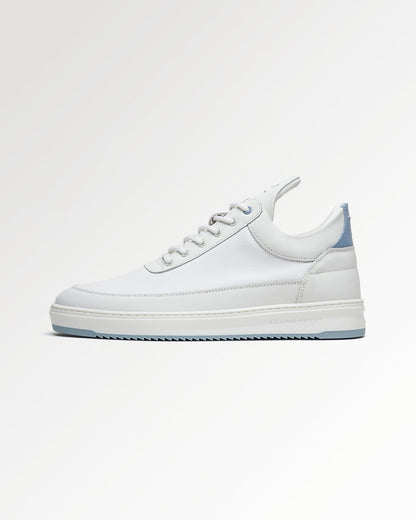 Low Top Tech Crumbs White / Light Blue