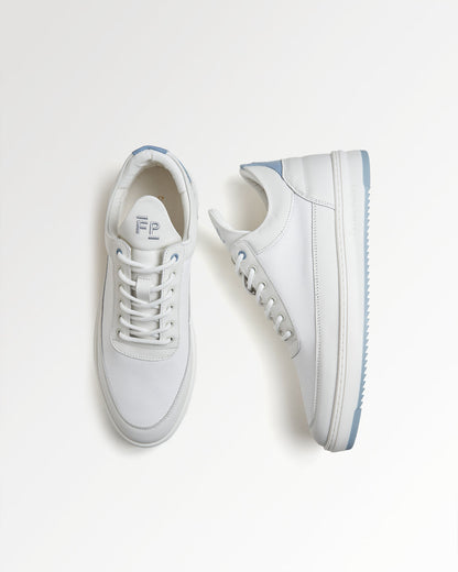 Low Top Tech Crumbs White / Light Blue