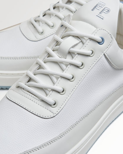 Low Top Tech Crumbs White / Light Blue