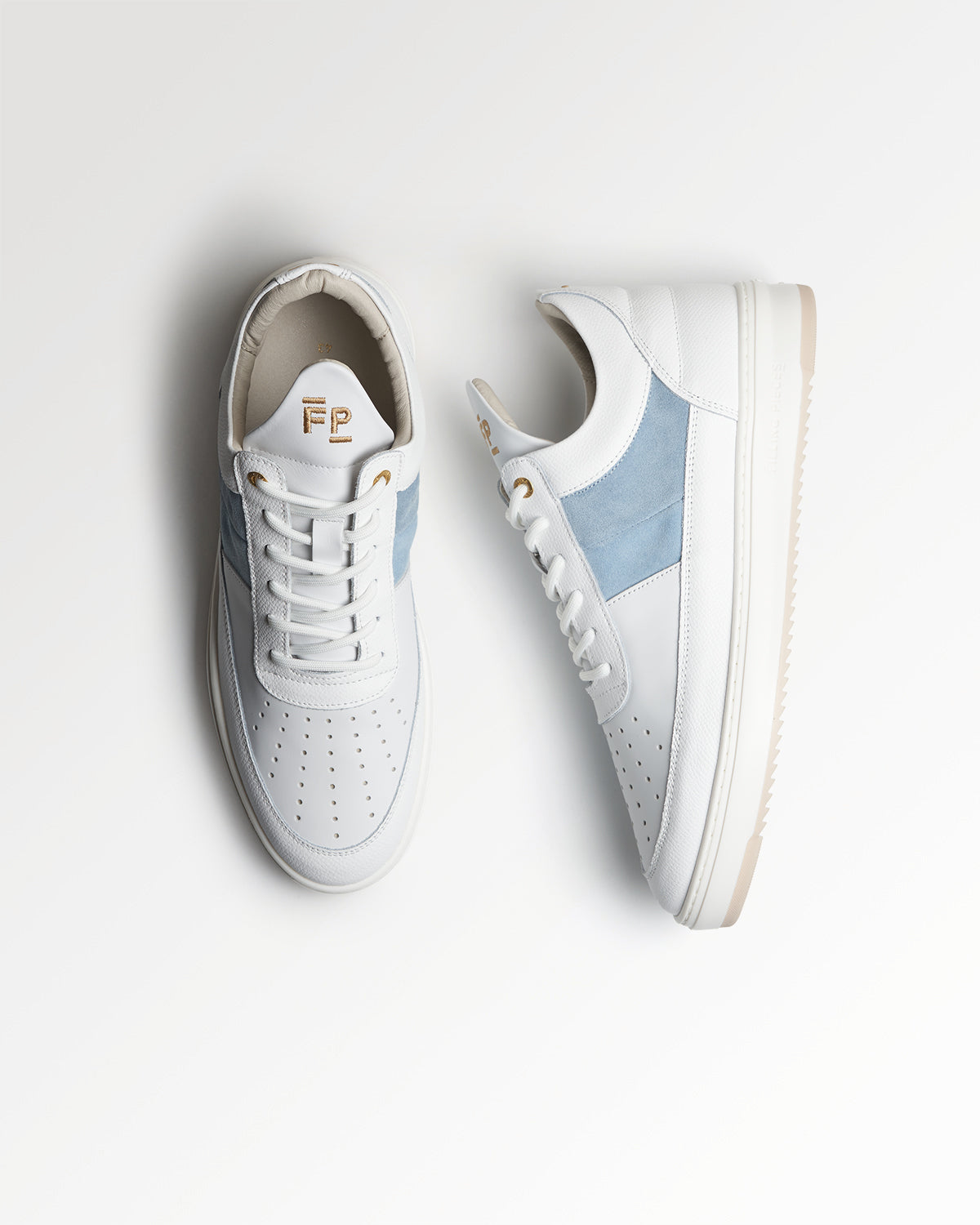 Low Top Game Mix White / Blue