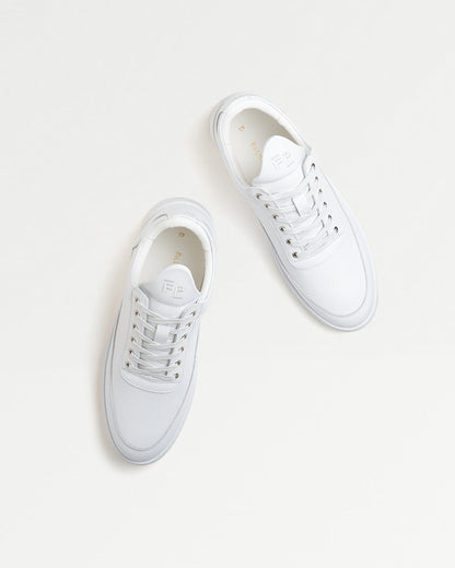 Low Top Ripple Nappa White