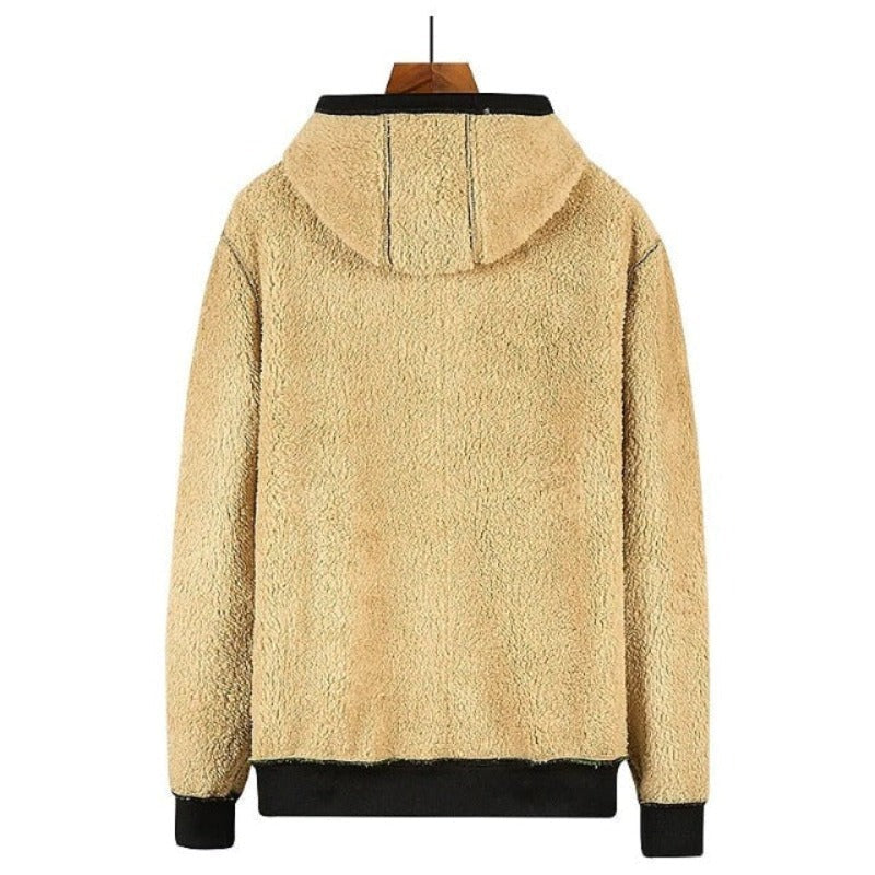 Oliver | Comfortabele sherpa fleece herenvest