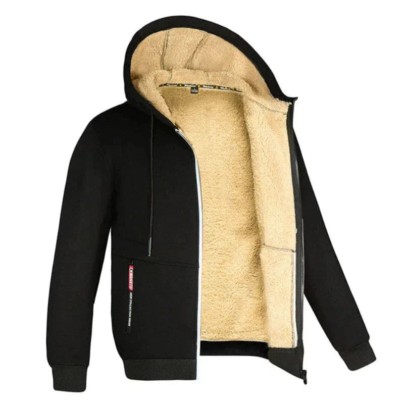 Oliver | Comfortabele sherpa fleece herenvest