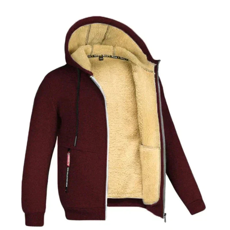 Oliver | Comfortabele sherpa fleece herenvest