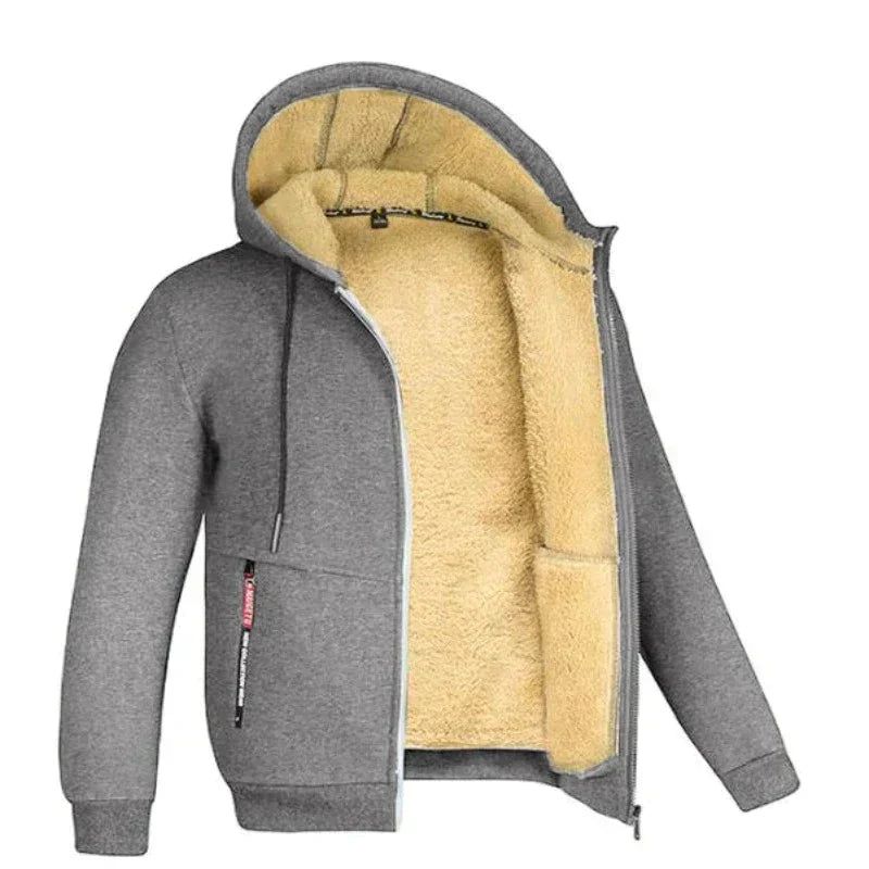 Oliver | Comfortabele sherpa fleece herenvest